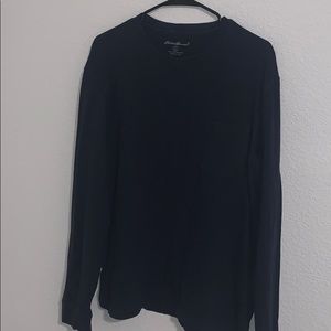 Eddie Bauer navy long sleeve t shirt